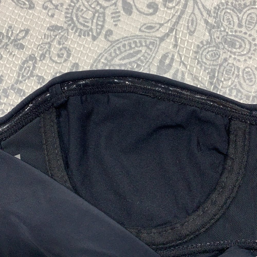 NWOT $82 PILYQ Black Bandeau Tie Bikini Top - Picture 5 of 11